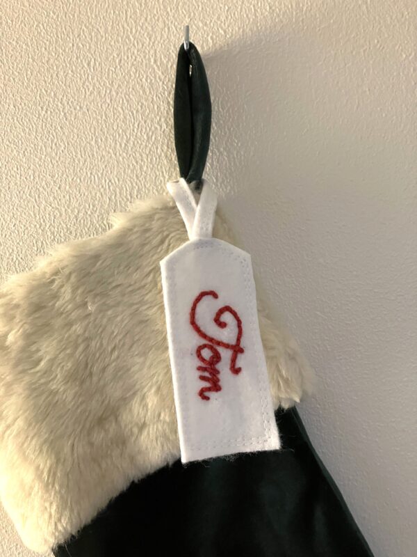 Rohelisest sametist jõulusokk