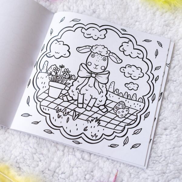 Värviraamat „Loomade munadepühad" Munadepüha värviraamat